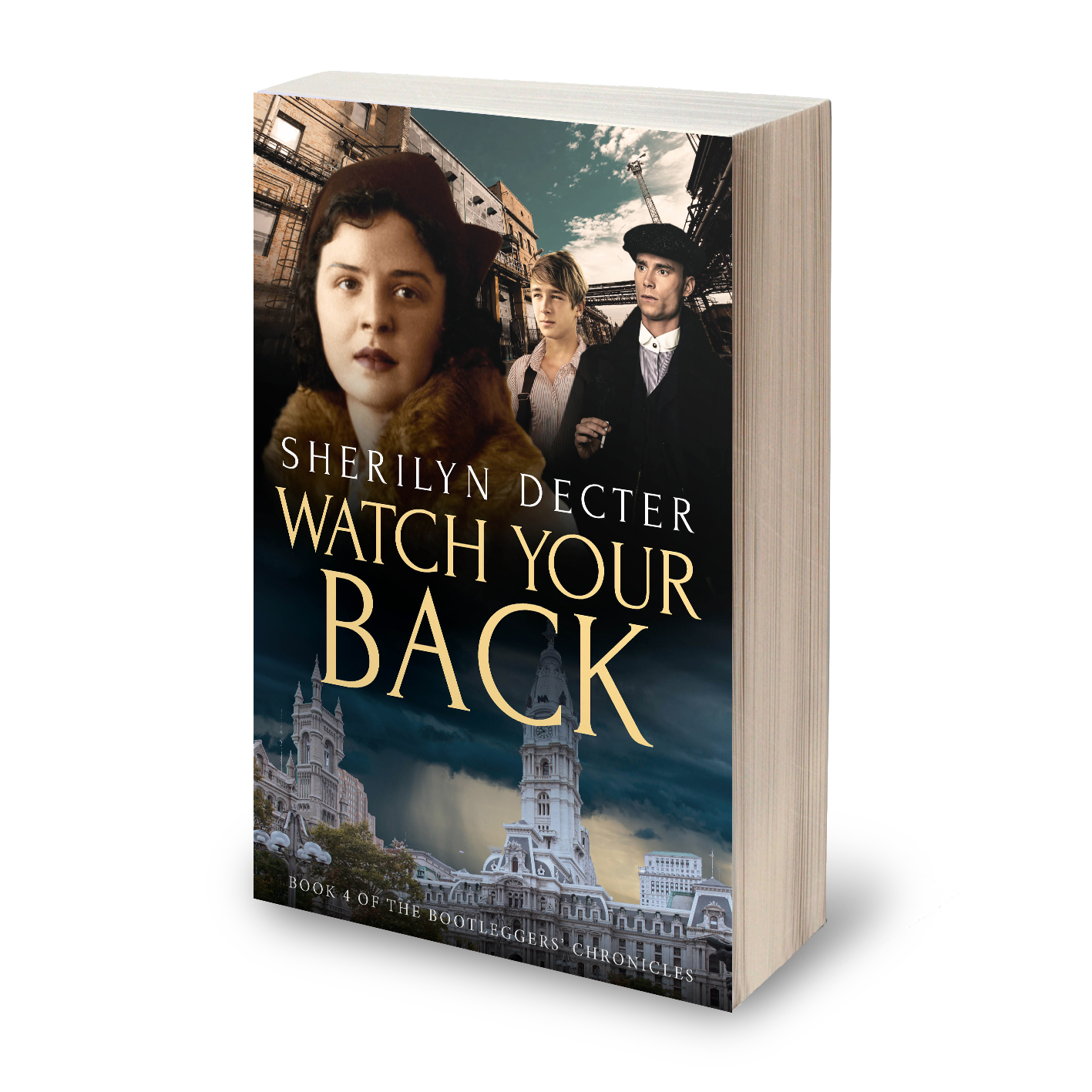 Blank white book w/path